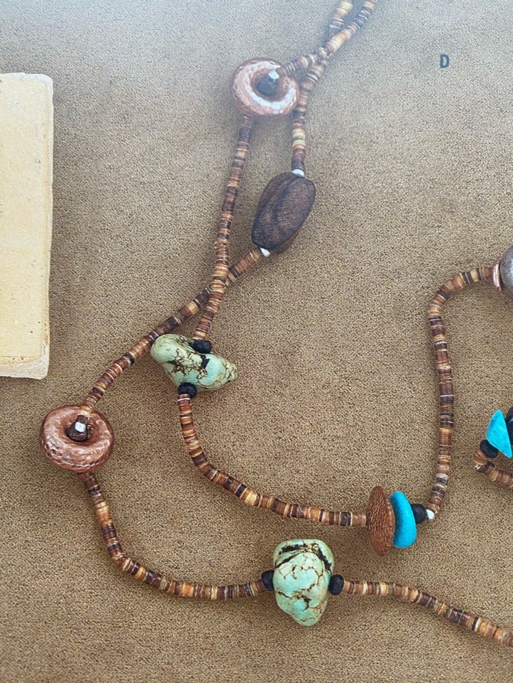 Silpada Bohemian Shell and Beaded Necklace 30”inches long N1569 - Picture 11 of 11